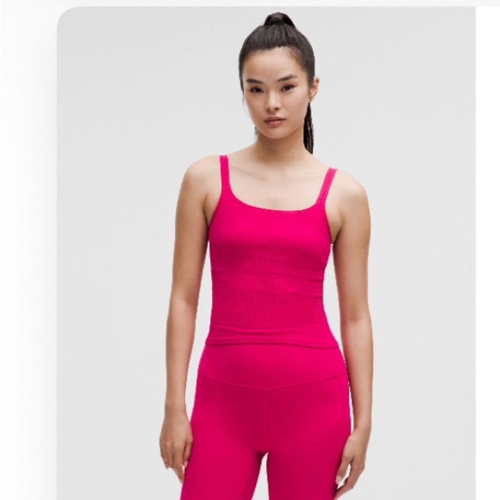 lululemon athletica Vibrant Pink Tank Top